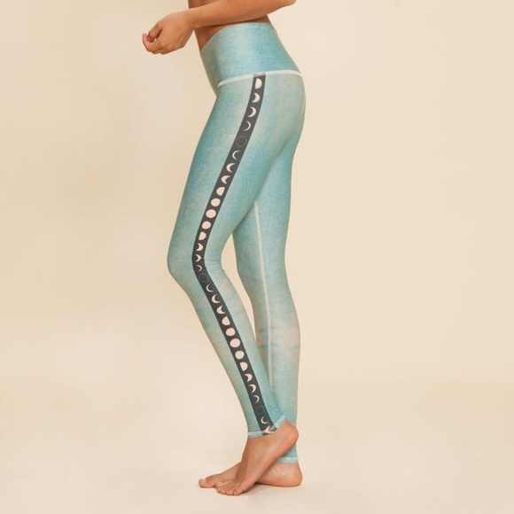 moon phase yoga leggings